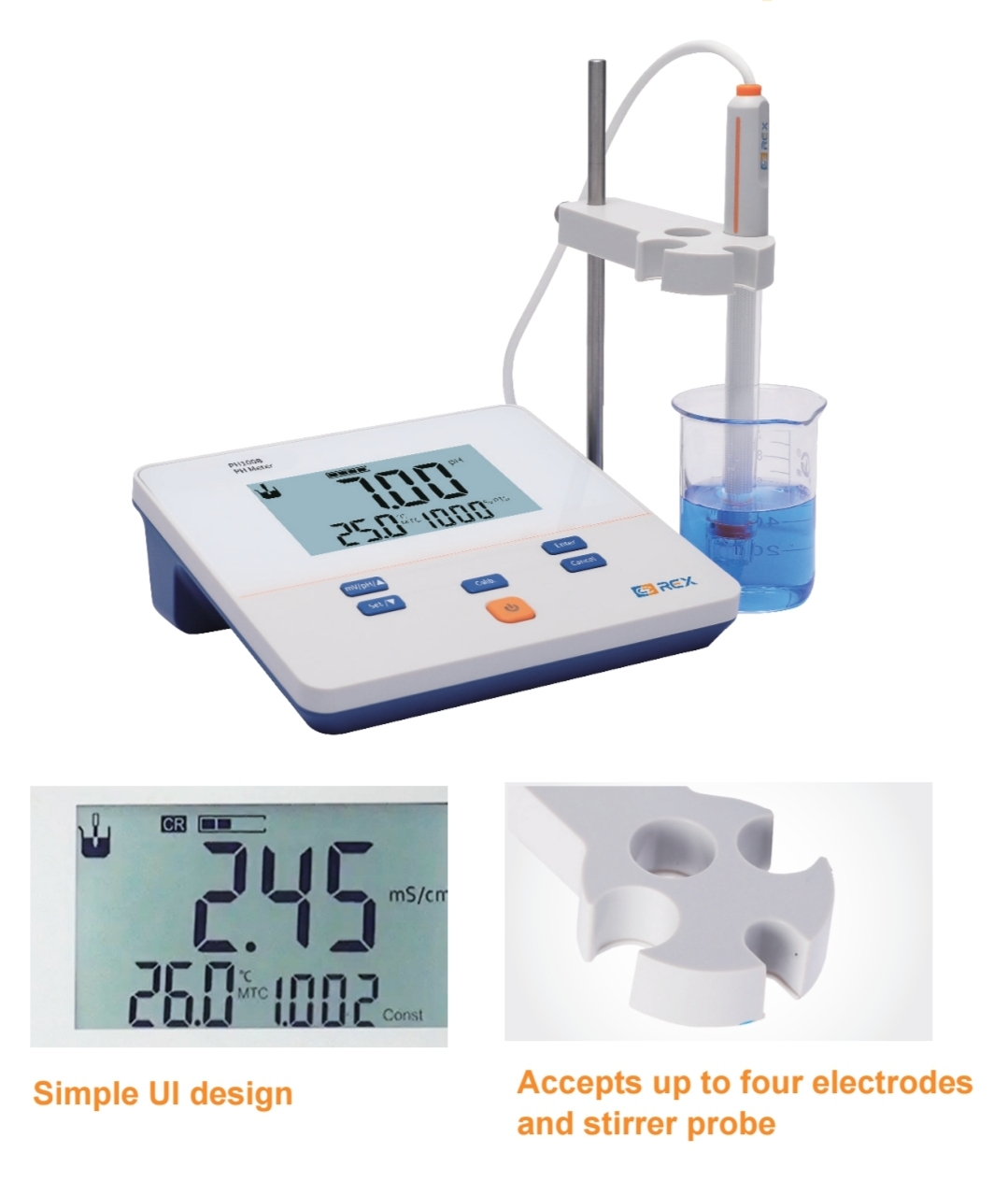 صورة جهاز قياس الحموضة pH مكتبي PHS-1500 (Benchtop pH Meter PHS-1500) - واقف للتجارة صنعاء