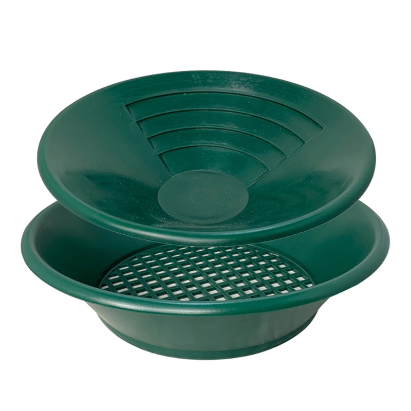 صورة طقم مناخل بلاستيكية وطبق غربلة للعينات (Plastic Classifier Sieve Pan Set for Soil and Sample Screening) - واقف للتجارة صنعاء