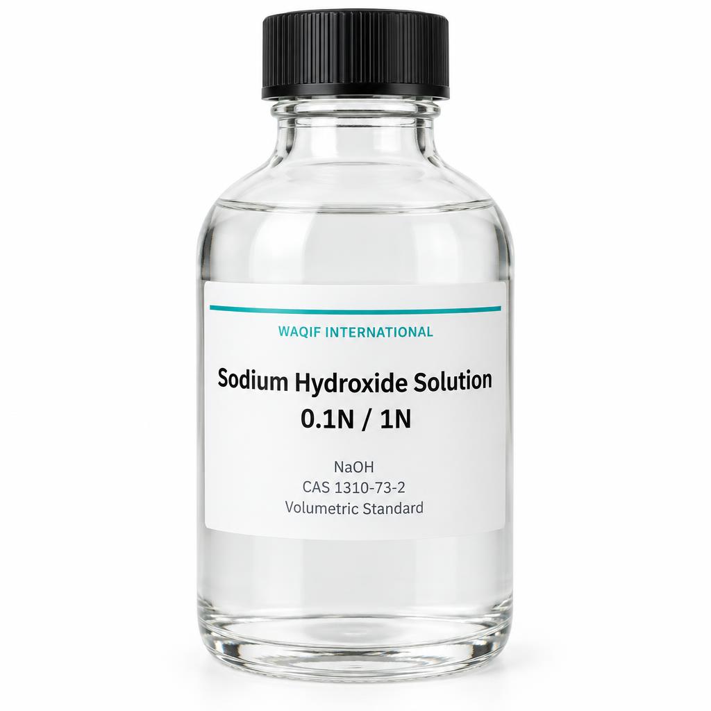 صورة محلول هيدروكسيد الصوديوم 0.1N / 1N قياسي (Sodium Hydroxide Standard Solution 0.1N / 1N) - واقف للتجارة صنعاء صورة محلول هيدروكسيد الصوديوم 0.1N / 1N قياسي (Sodium Hydroxide Standard Solution 0.1N / 1N) - واقف للتجارة صنعاء