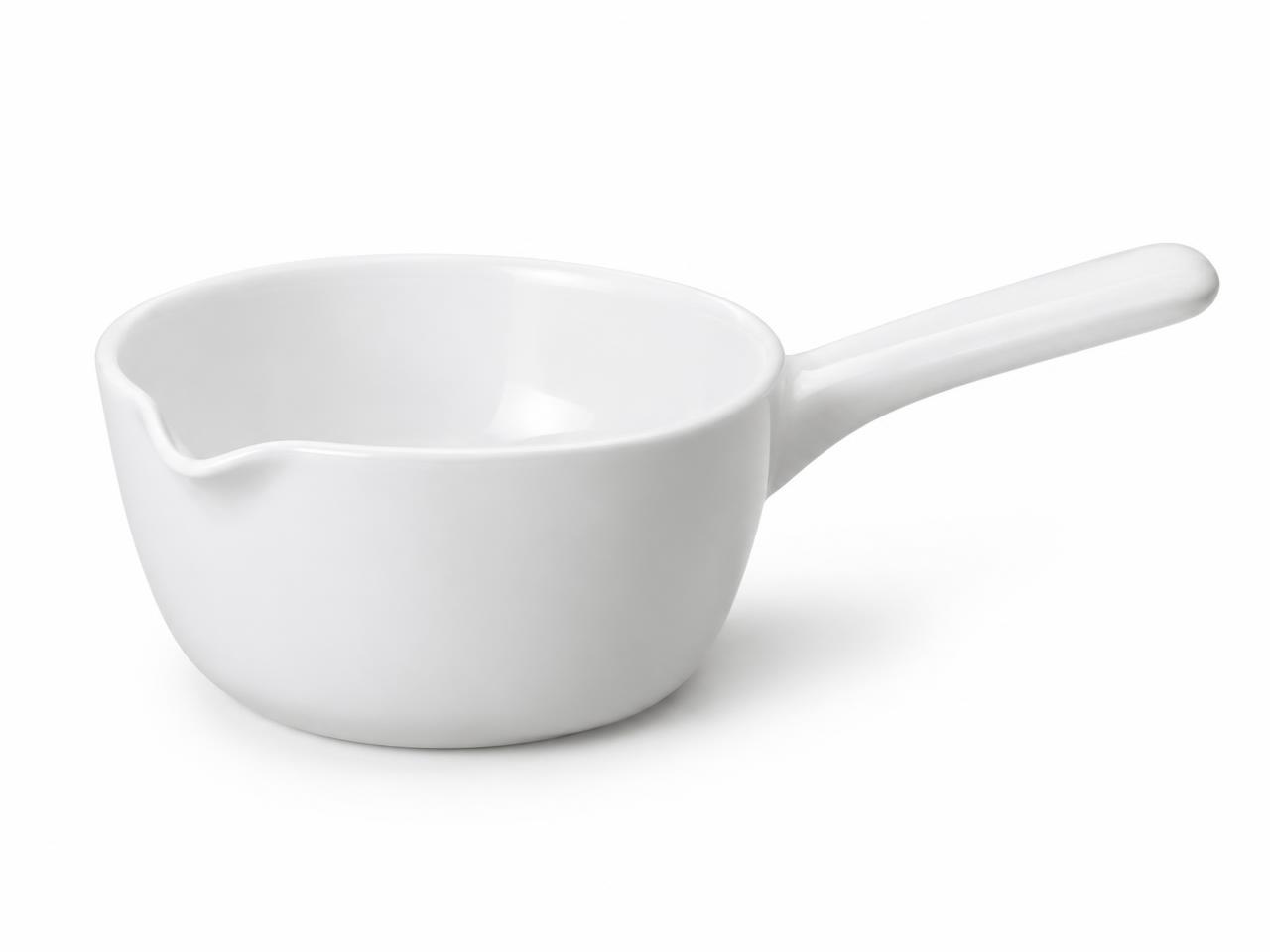 صورة جفنة خزف بممسك 70 مل (Porcelain Casserole with Handle 70 ml) - واقف للتجارة صنعاء