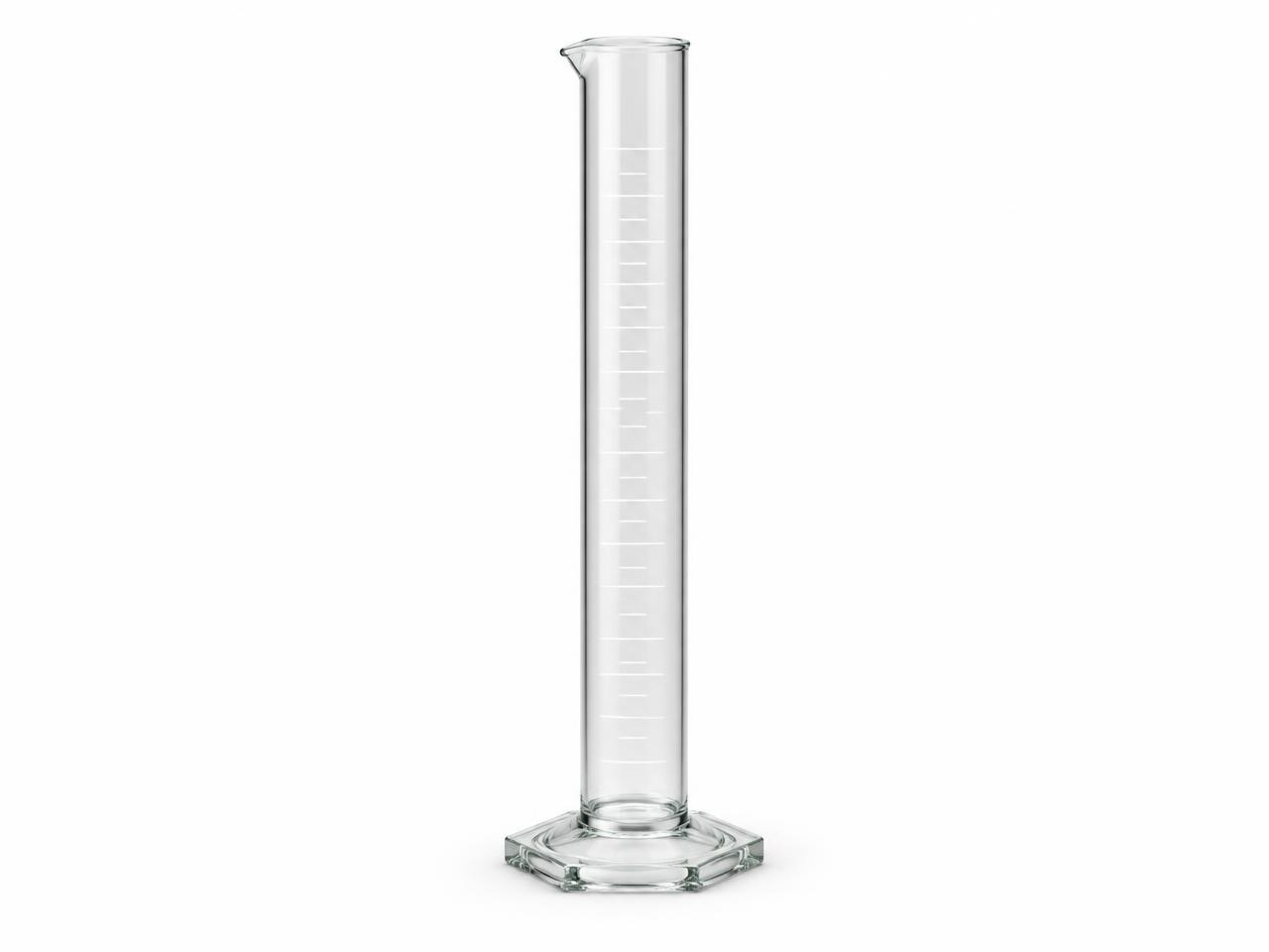 صورة سلندر زجاجي مدرج 5 مل (Glass Measuring Cylinder 5 ml) - واقف للتجارة صنعاء