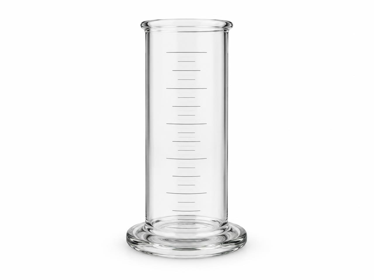 صورة سلندر زجاجي فتحة عريضة مدرج 100 مل (Wide Mouth Graduated Glass Cylinder 100 ml) - واقف للتجارة صنعاء