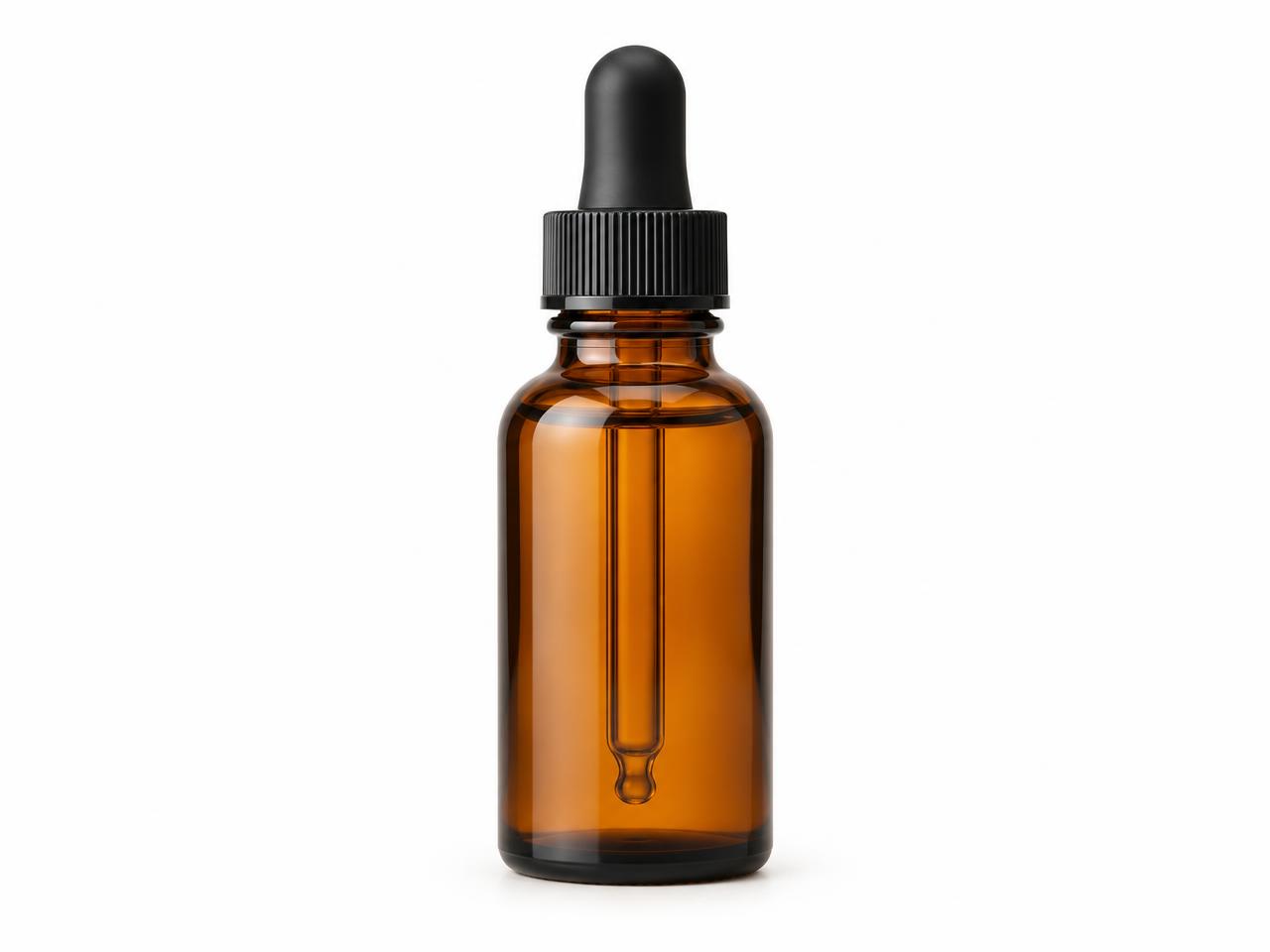 صورة زجاجة قطارة بنية 125 مل (Amber Dropper Bottle 125 ml) - واقف للتجارة صنعاء