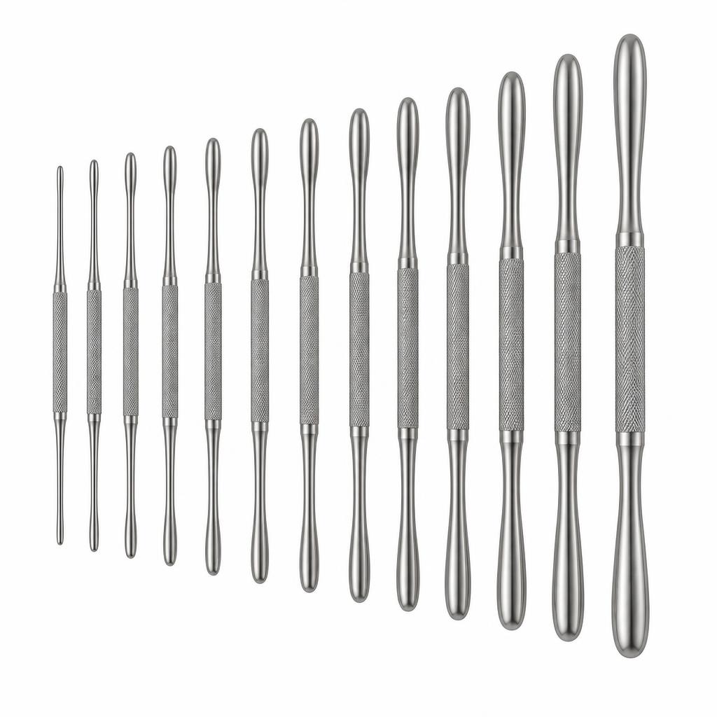 صورة طقم موسعات هيجار مقاس 18 سم — باكستاني WS-395-046 (Hegar Cervical Dilator Set 18 cm (Pakistan) — WS-395-046) - واقف للتجارة صنعاء صورة طقم موسعات هيجار مقاس 18 سم — باكستاني WS-395-046 (Hegar Cervical Dilator Set 18 cm (Pakistan) — WS-395-046) - واقف للتجارة صنعاء