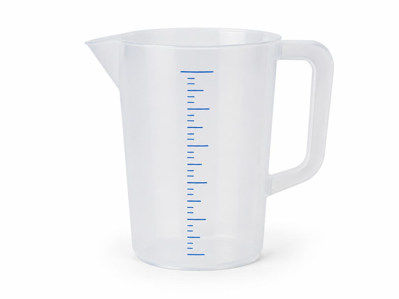 صورة جك بلاستيك مدرج بيد 100 مل (Plastic Measuring Jug with Handle 100 ml) - واقف للتجارة صنعاء