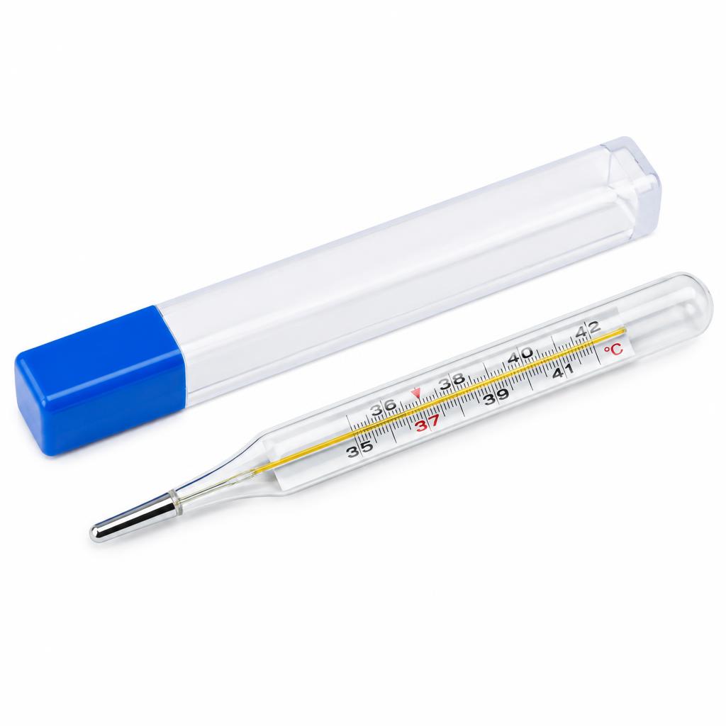 صورة ترمومتر طبي زجاجي (ميزان حرارة زئبقي) (Mercury Clinical Glass Thermometer for Body Temperature) - واقف للتجارة صنعاء صورة ترمومتر طبي زجاجي (ميزان حرارة زئبقي) (Mercury Clinical Glass Thermometer for Body Temperature) - واقف للتجارة صنعاء