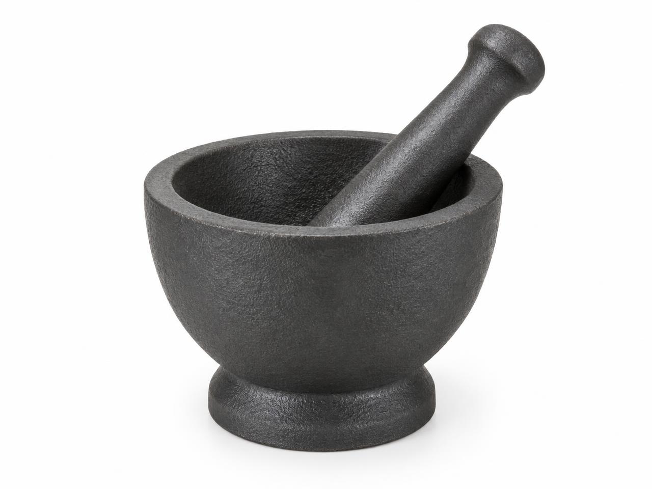 صورة مورتر حديد مع المدق (Iron Mortar with Pestle) - واقف للتجارة صنعاء
