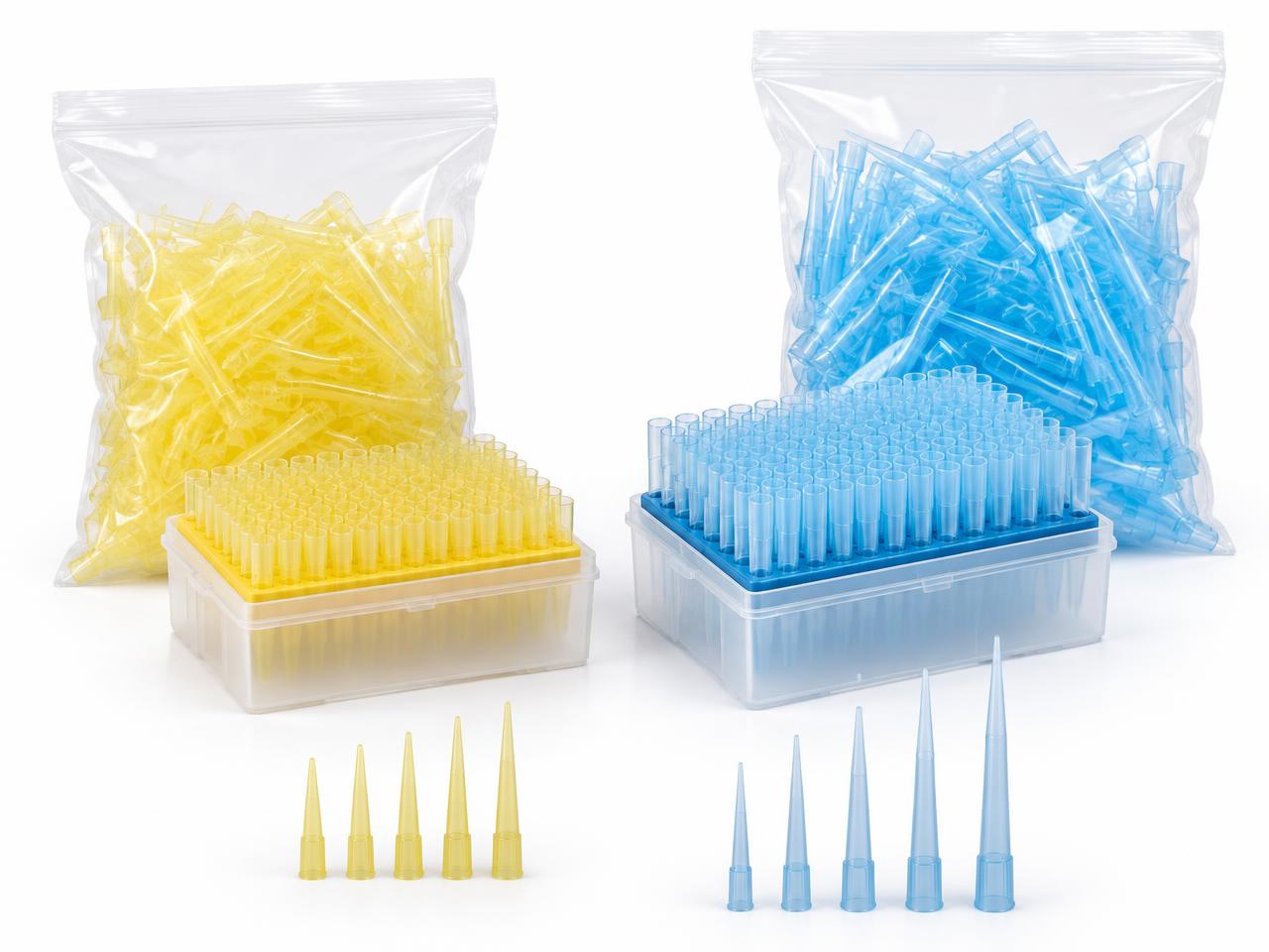 صورة أطراف ماصة صفراء 1000 حبة (Yellow Pipette Tips 1000 Pieces) - واقف للتجارة صنعاء