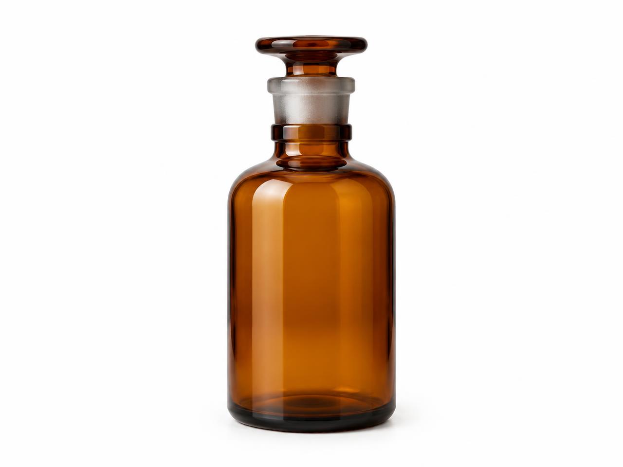 صورة زجاجة محاليل بنية 60 مل (Amber Reagent Bottle 60 ml) - واقف للتجارة صنعاء