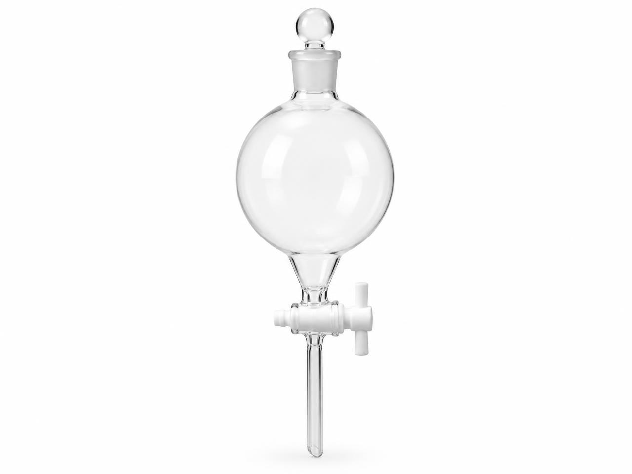 صورة قمع فصل كروي 60 مل (Globe Separating Funnel 60 ml) - واقف للتجارة صنعاء
