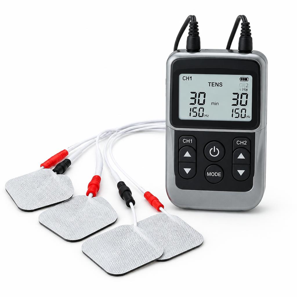 صورة جهاز تحفيز الأعصاب والعضلات (TENS) (TENS Nerve and Muscle Stimulator Unit with Electrode Pads) - واقف للتجارة صنعاء صورة جهاز تحفيز الأعصاب والعضلات (TENS) (TENS Nerve and Muscle Stimulator Unit with Electrode Pads) - واقف للتجارة صنعاء